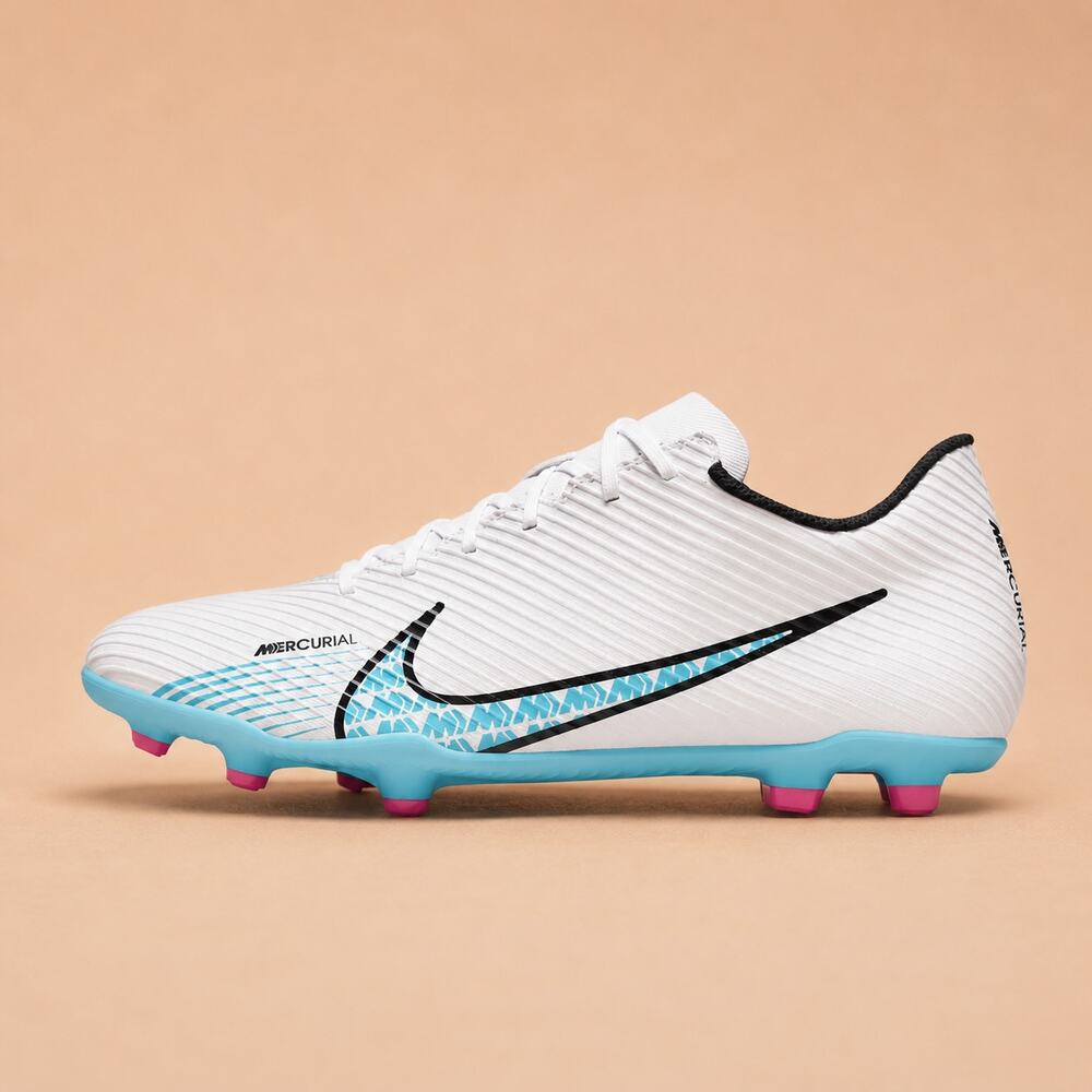 NWT NIKE Men Mercurial Vapor 15 Club Mg Sneaker, White Baltic Blue Pink Blast 11
